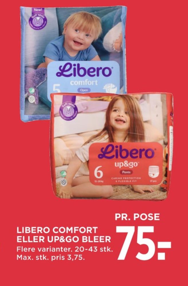 Libero Up&Go, Bleer str 6 13-20 kg