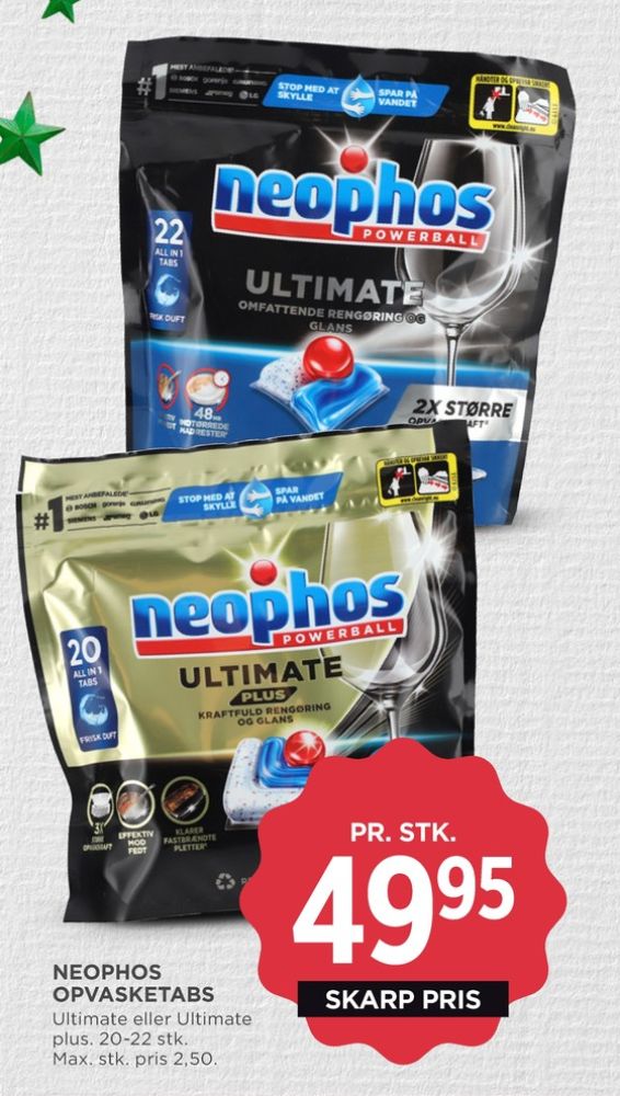 Neophos, Maskinopvask-tabs