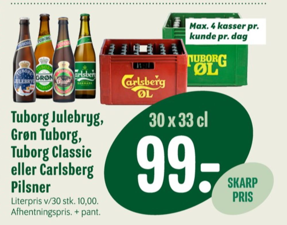Tuborg Grøn, Øl