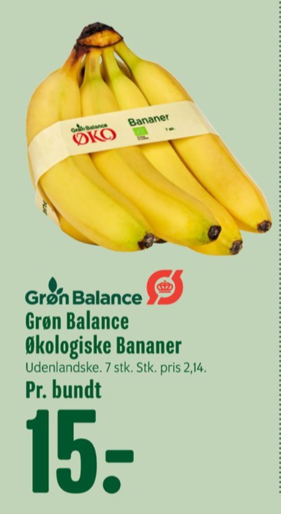 Grøn Balance, Bananer