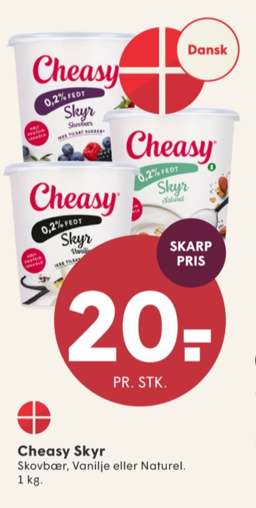Cheasy, Vanilje Skyr 