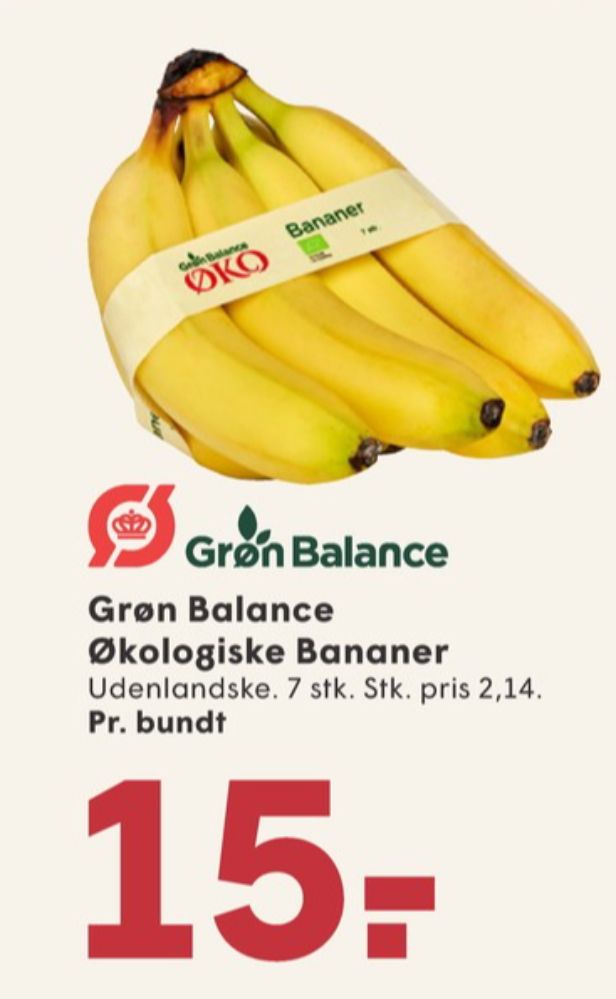 Grøn Balance, Bananer