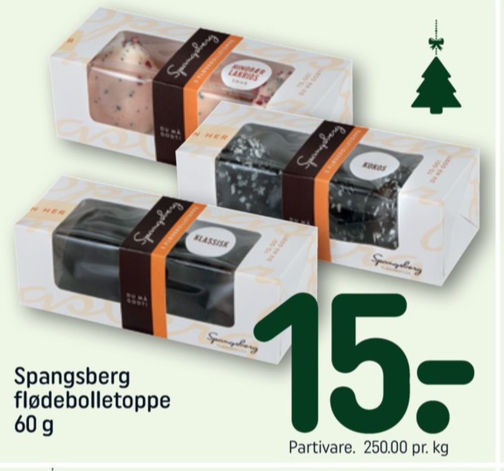 Spangsberg, Flødeboller Kokos