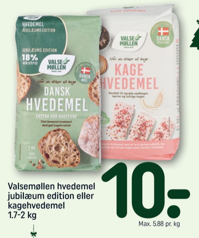 Valsemøllen, Hvedemel