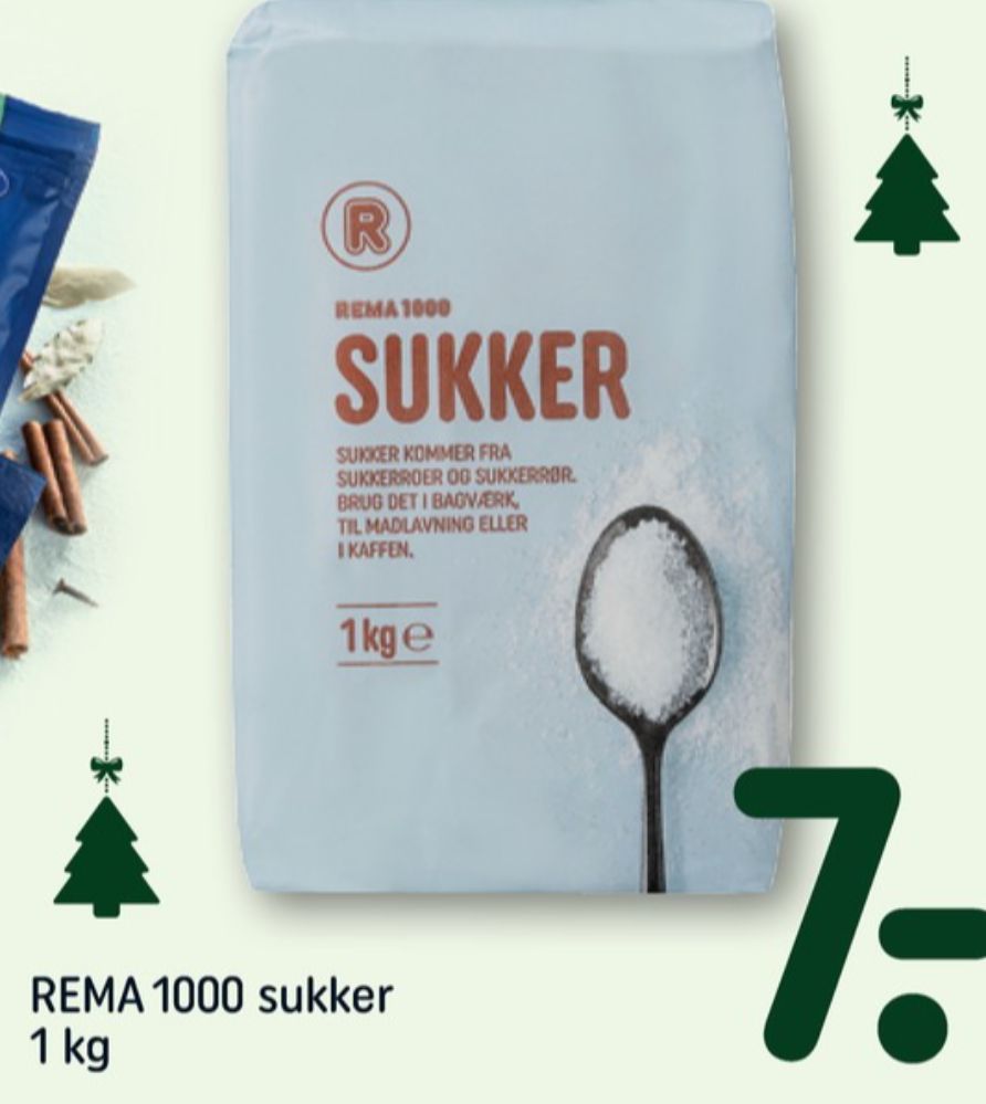 Rema 1000, Sukker