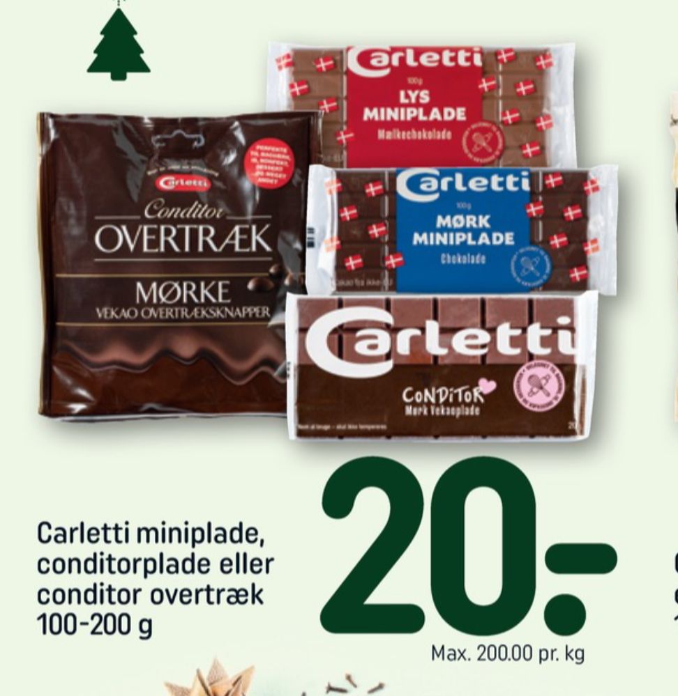Carletti, Chokoladeplade Conditor