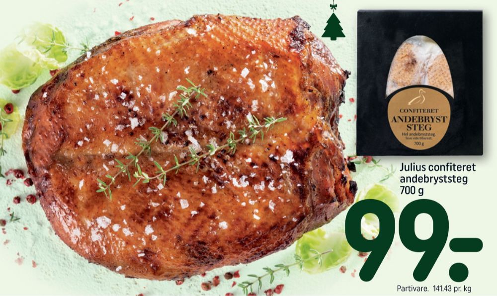 Julius, Confiteret Andebryststeg