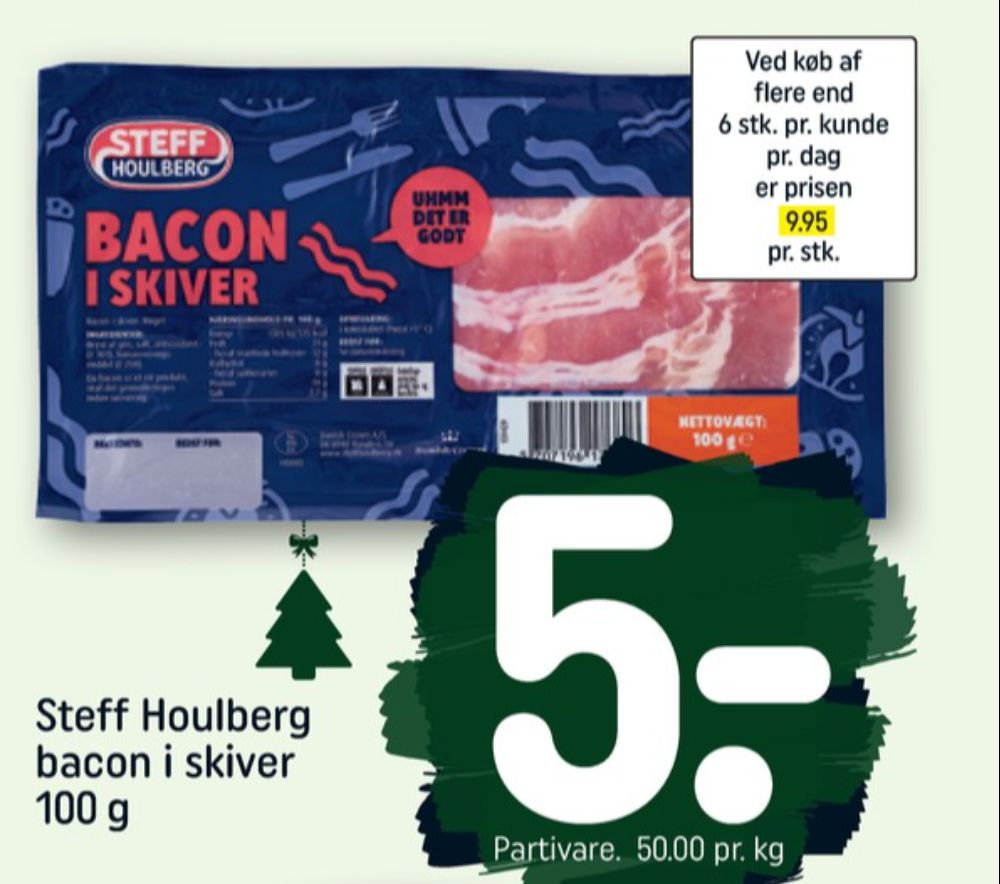 Steff Houlberg, Baconskiver