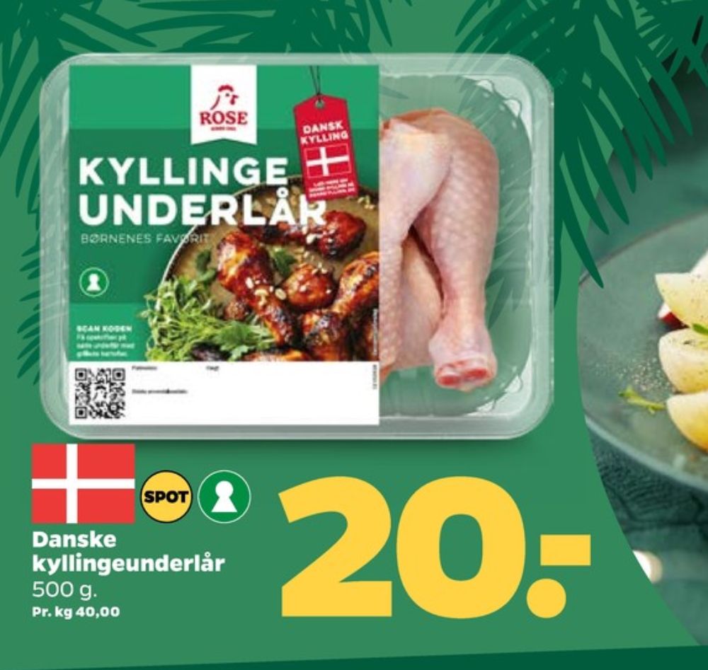 Rose, Kyllingeunderlår