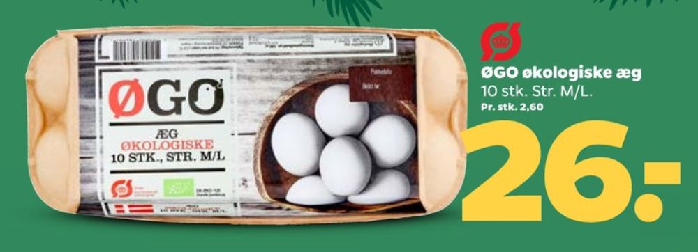 ØGO, Økologiske æg M/L