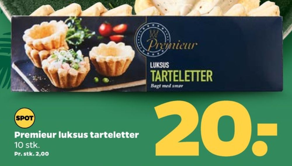 Premieur, Luksus Tarteletter 