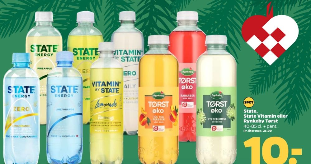 STATE Vitamin By State Zero Citrus & Hylde, Energidrik