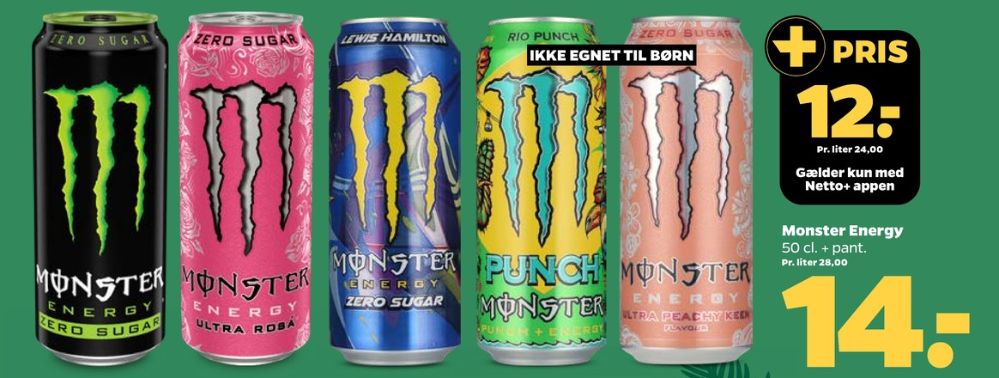 Monster Ultra Peachy Keen, Energidrik