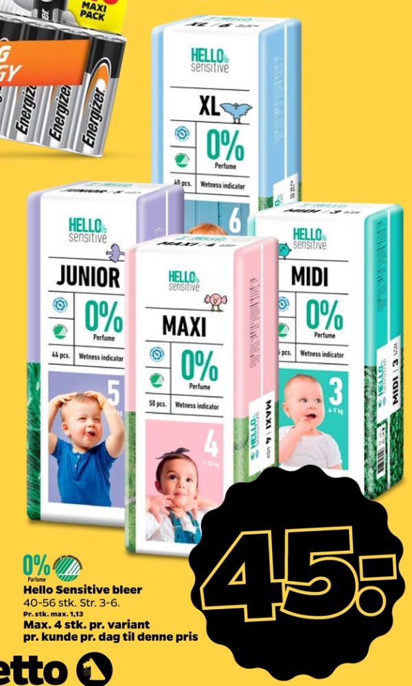 Hello Sensitive Midi, Bleer str 3 4-9 kg