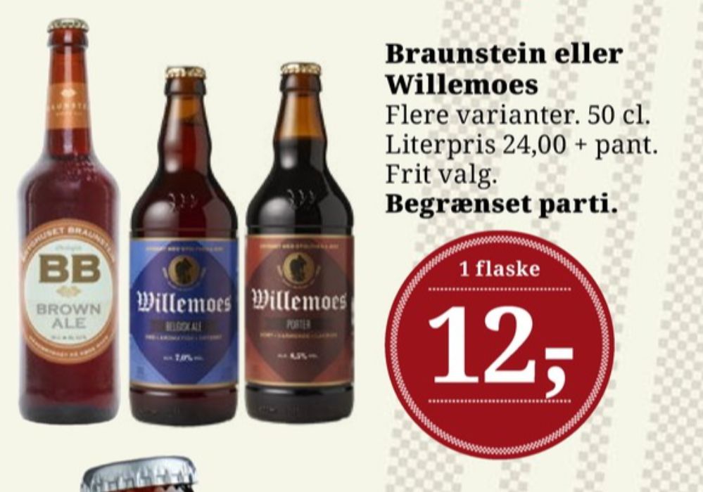 Willemoes Porter, Specialøl