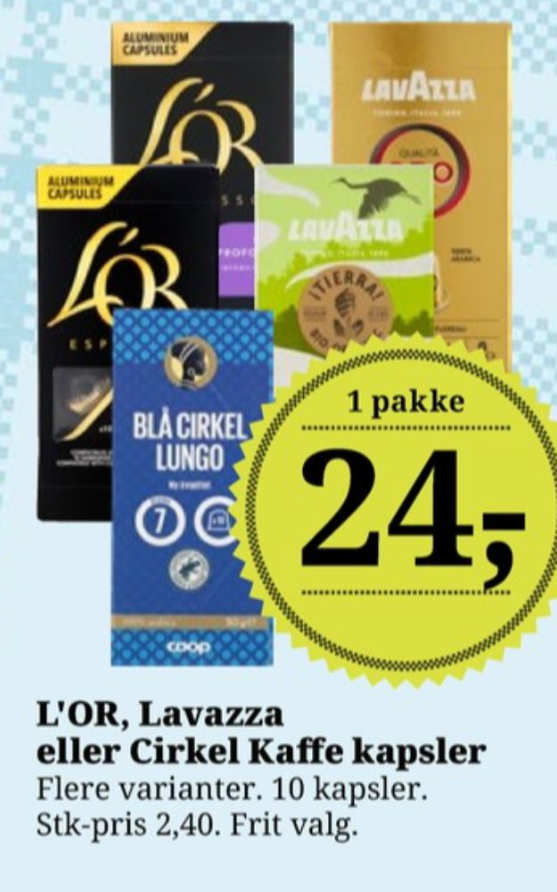 LavAzza Tierra For Planet, Kaffekapsler