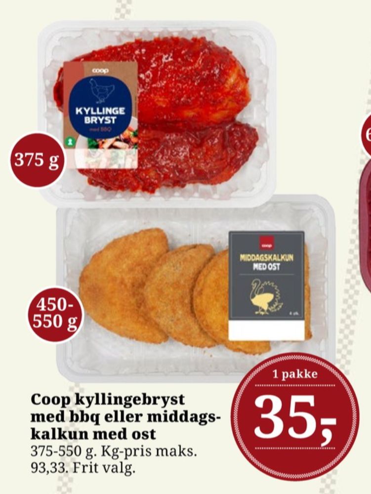 Coop, Kyllingebrystfilet