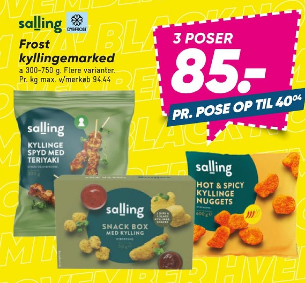 Salling, Hot & Spicy Kyllingenuggets