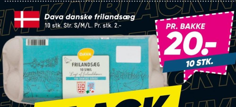DAVA Foods, Frilandsæg S/M/L
