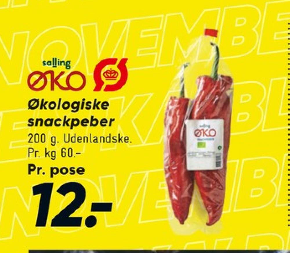 Salling ØKO, Peberfrugt