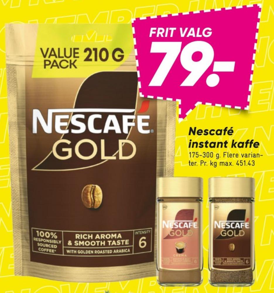 Nescafe Gold Crema, Instant Kaffe