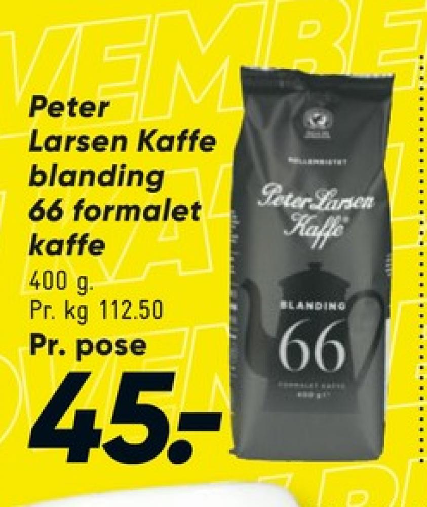 Peter Larsen Blanding 66, Kaffe Formalet
