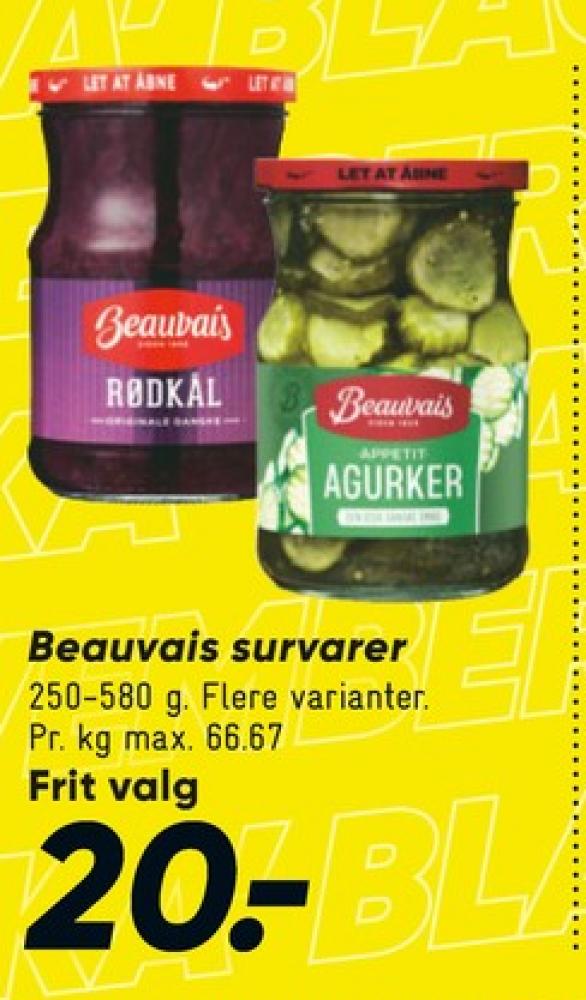 Beauvais, Rødkål-syltet
