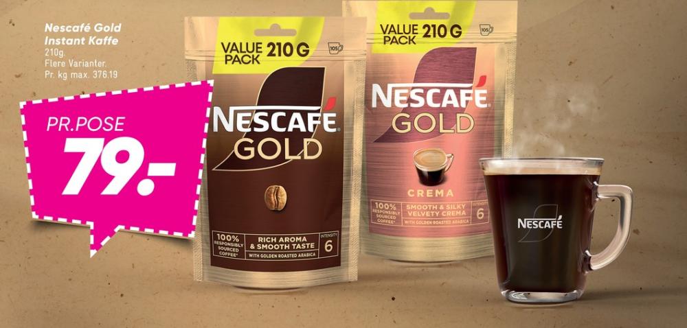 Nescafe Gold, Instant Kaffe
