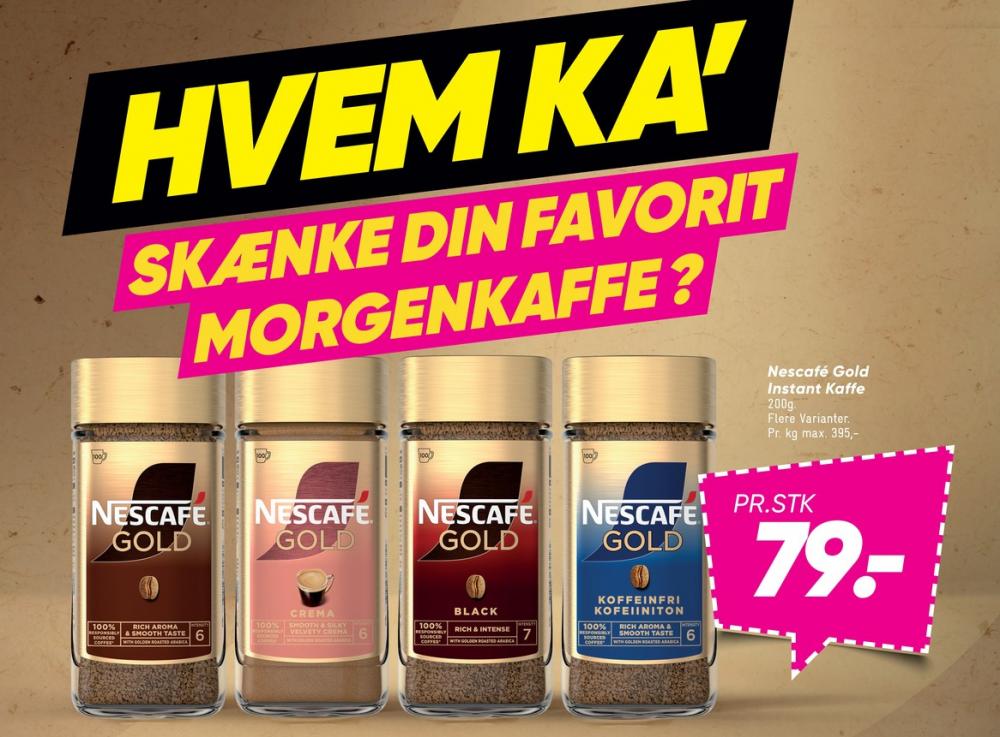 Nescafe Gold Crema, Instant Kaffe