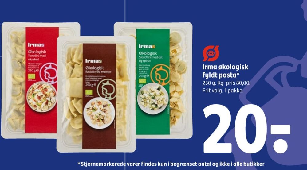 Irmas, Tortellini med Ost & Spinat