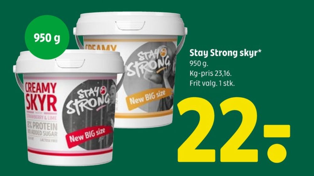 Stay Strong, Jordbær & Lime Skyr 