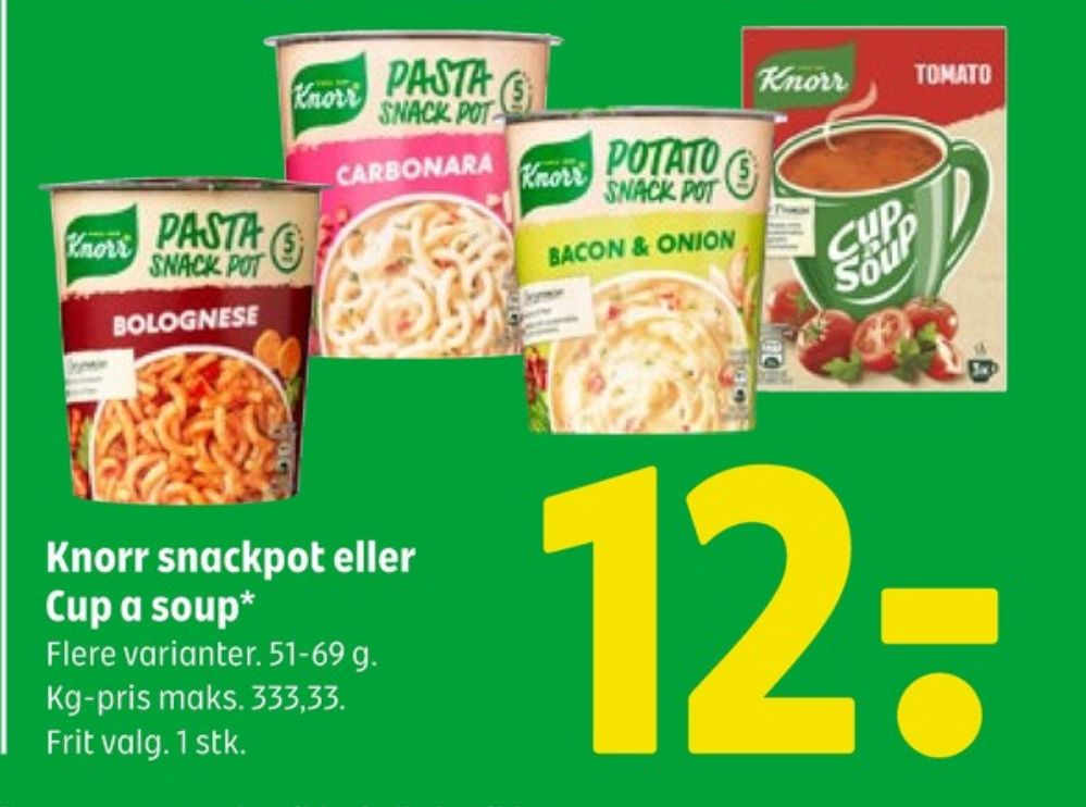 Knorr Koppen Cup a Soup, Tomato suppe