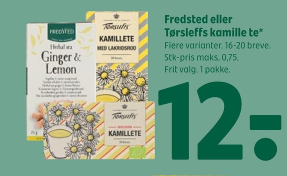Tørsleff, Tebreve