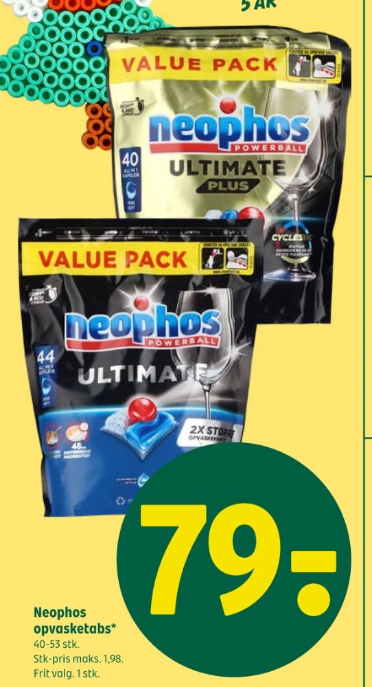 Neophos, Maskinopvask-tabs