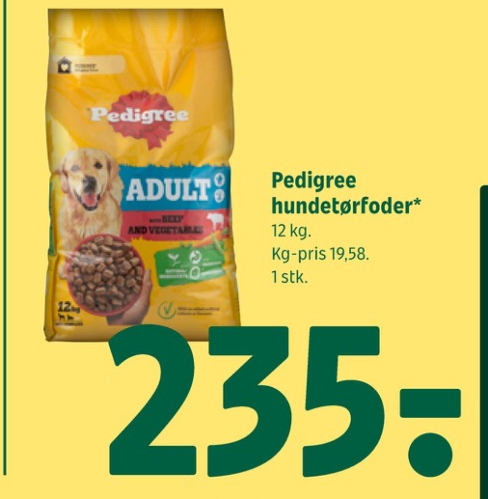 Pedigree, Hundefoder