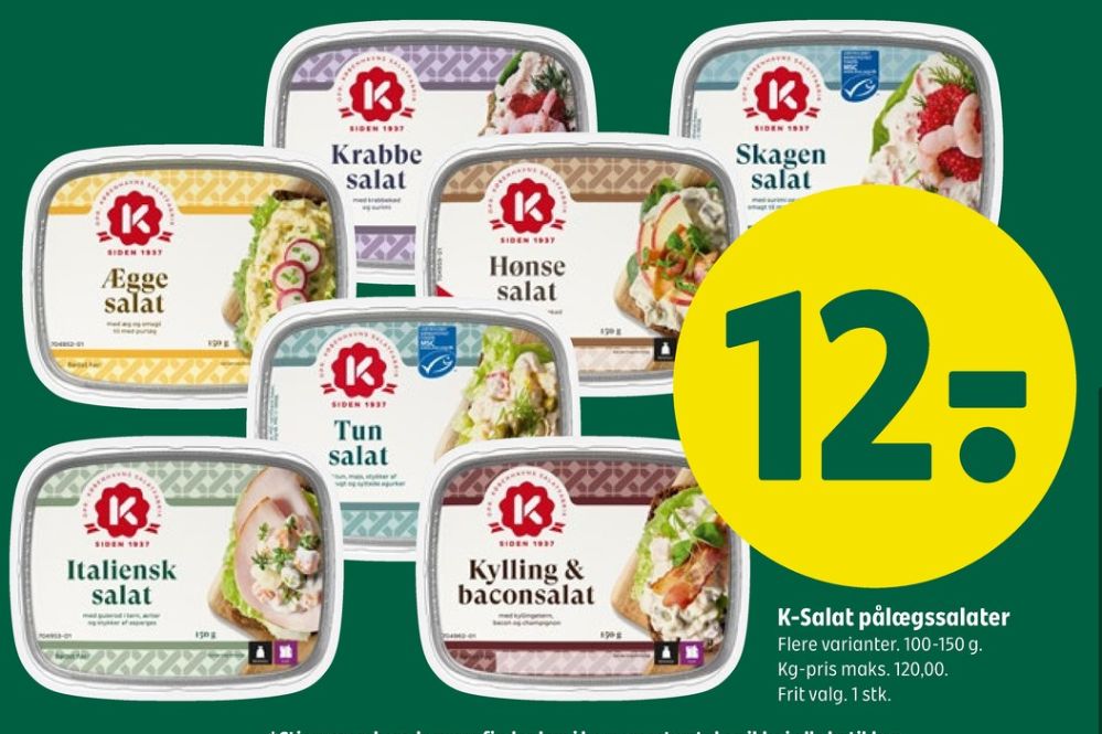 K-salat, Kylling & Baconsalat
