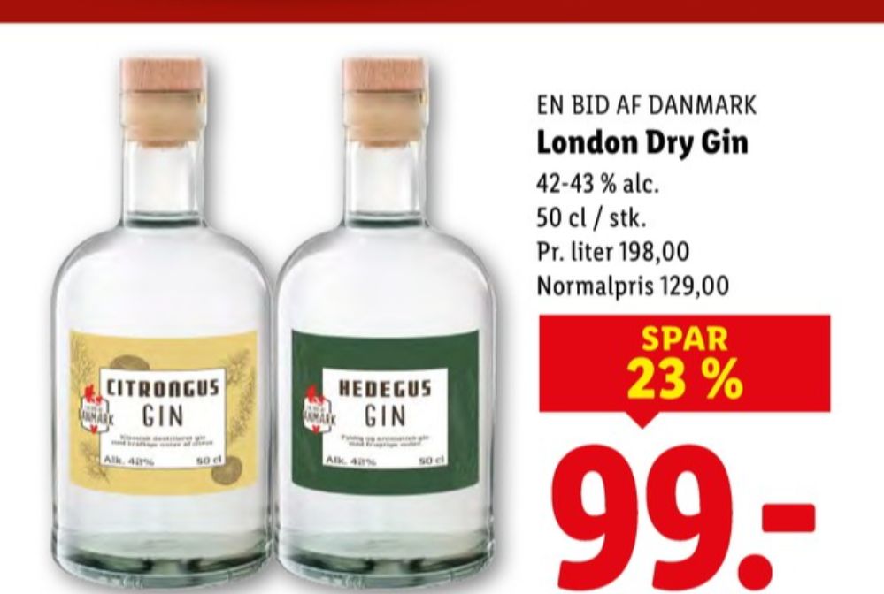 En Bid Af Danmark Citrongræs, Gin