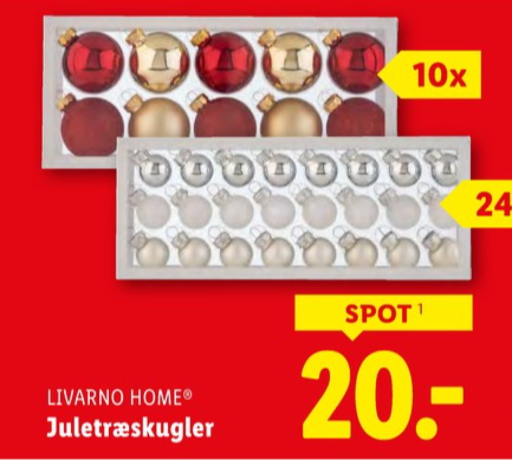 Livarno, Julekugler