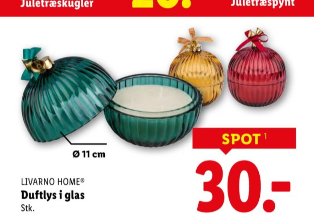 Livarno, Duftlys i glas