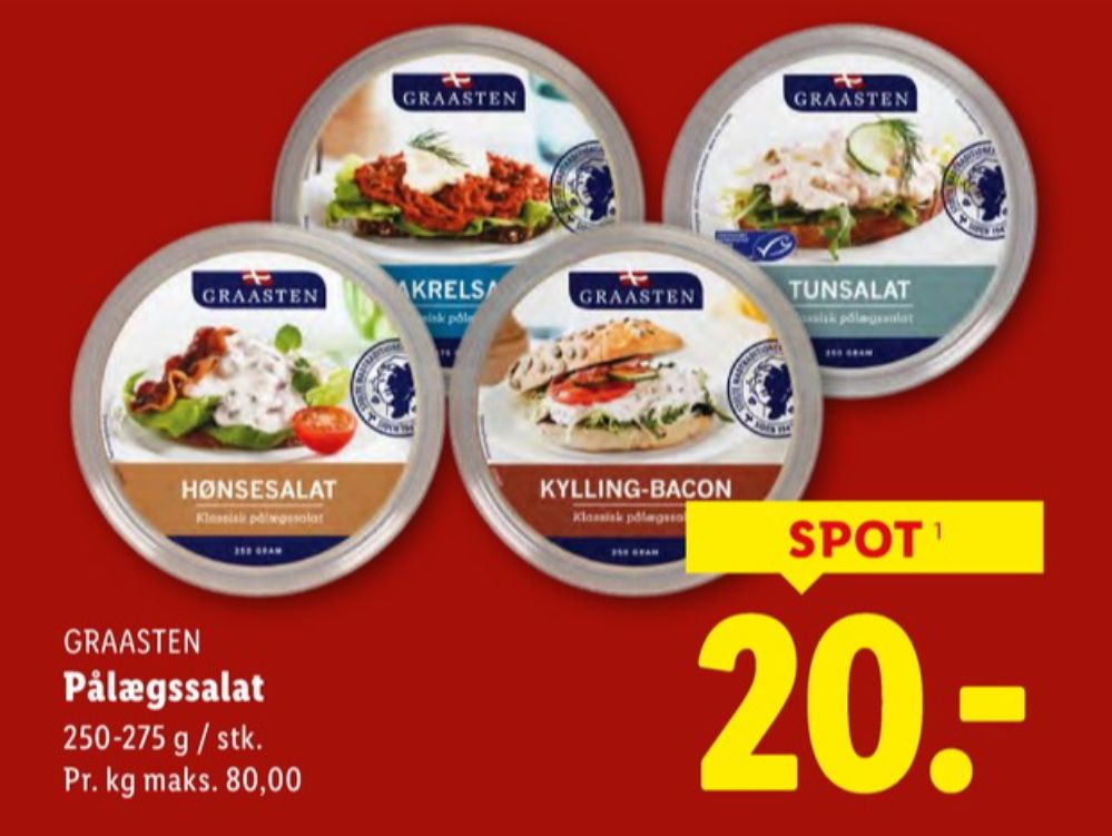 Graasten, Kylling & Baconsalat