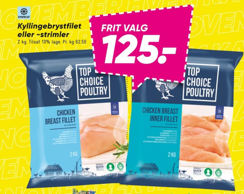Top Choice Poultry, Kyllingeinderfilet
