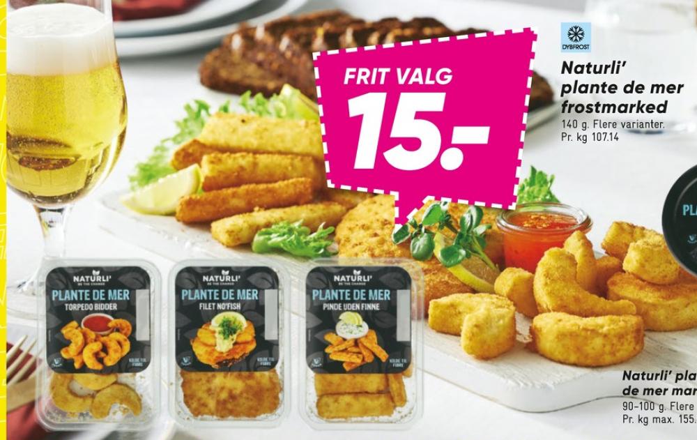 Naturli' Plante de mer, Filet Notfish