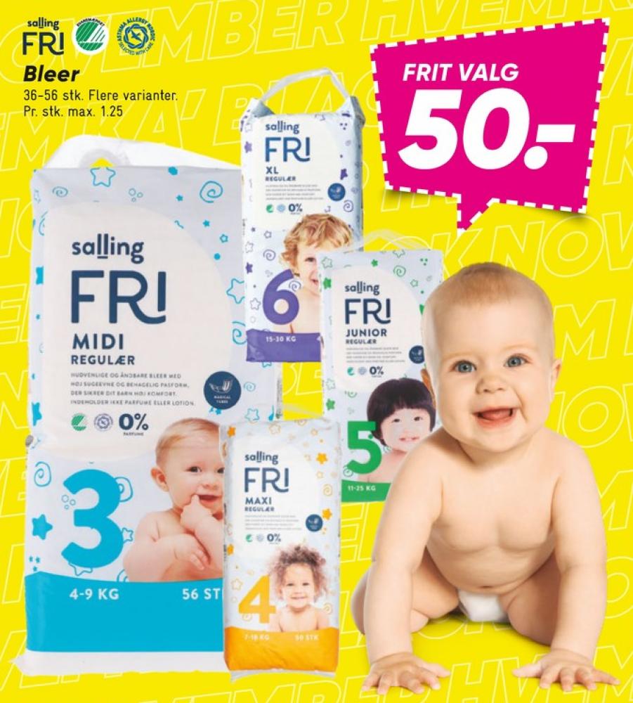 Salling Fri Midi, Bleer str 3 4-9 kg