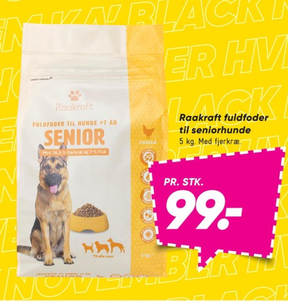 Raakraft, Hundefoder