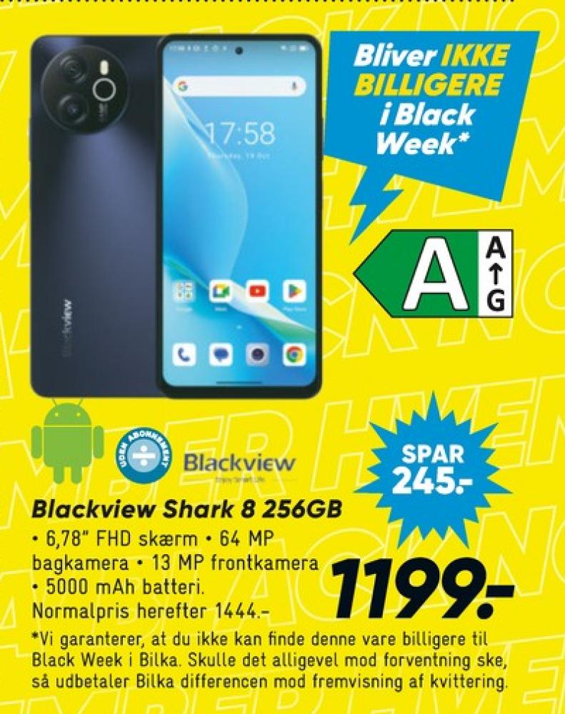 Blackview Shark 8, Mobiltelefon