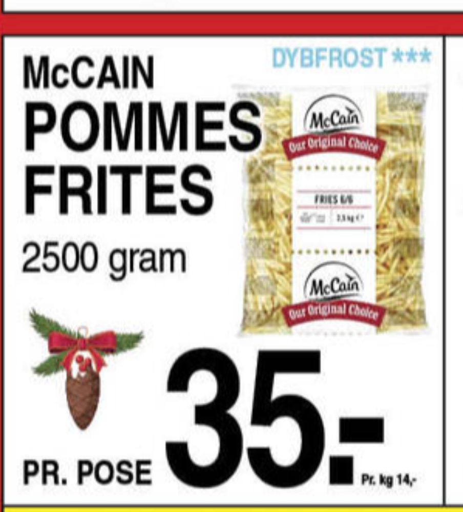 McCain, Pommes Frites