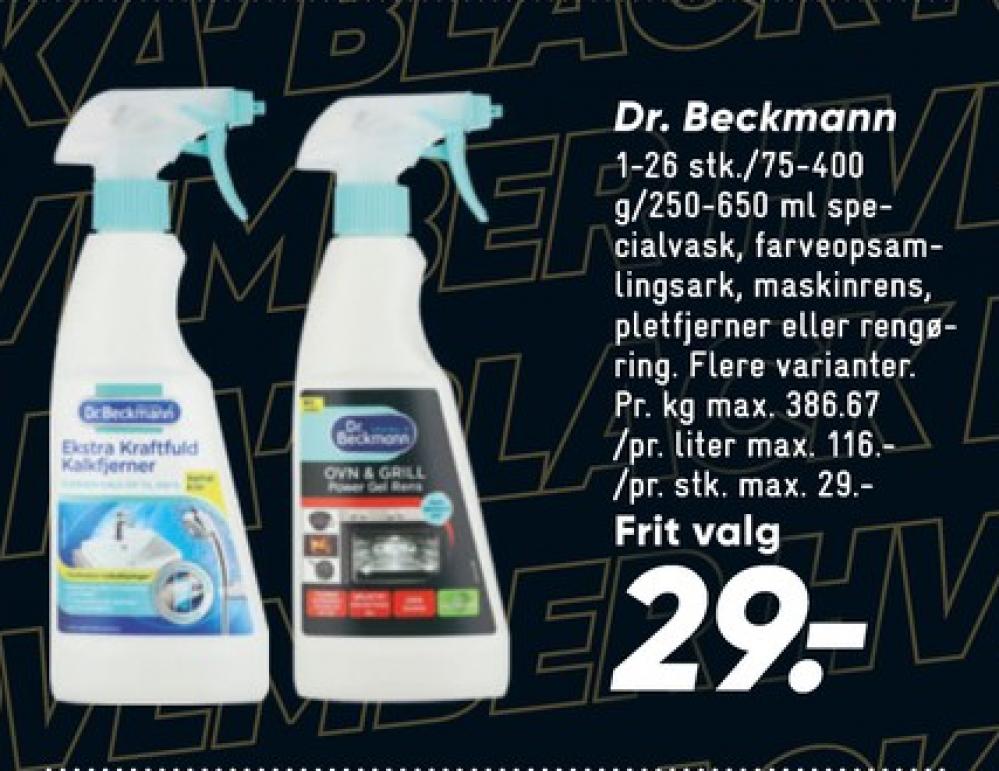 Dr Beckmann, Misfarvningsklude