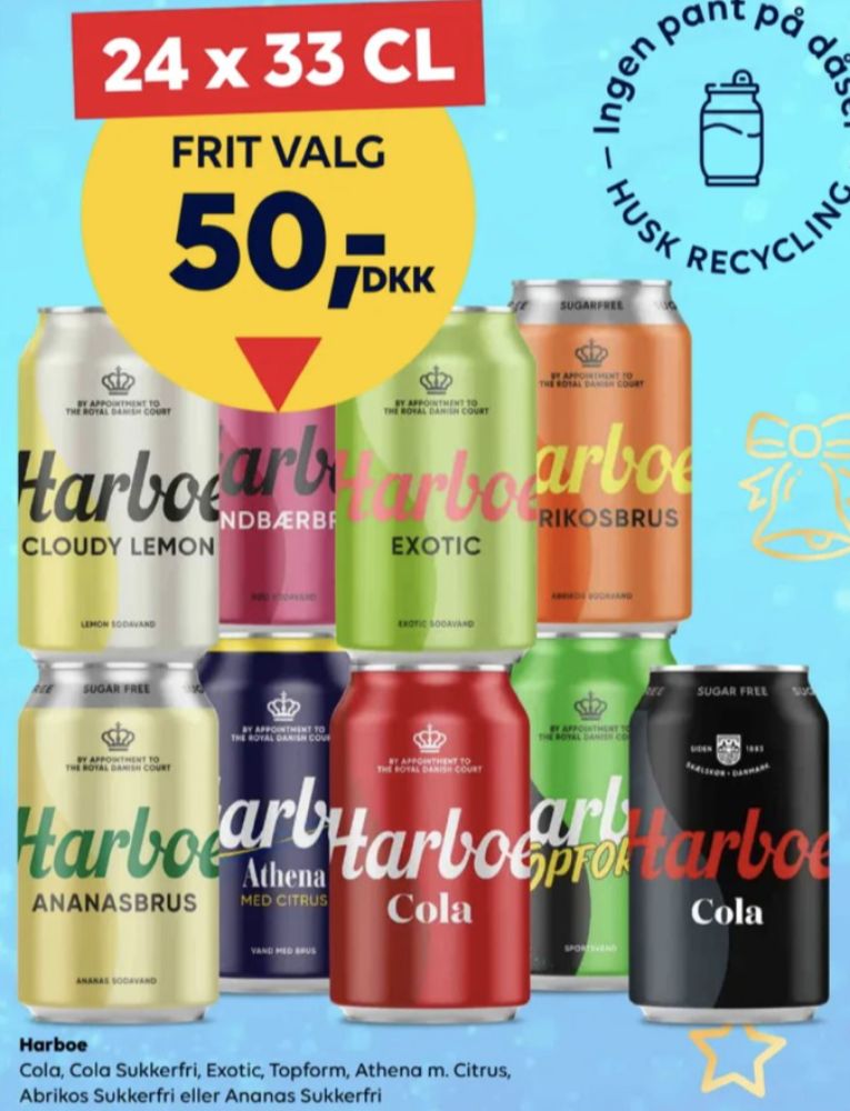 Harboe Zero, Cola 24 pk.
