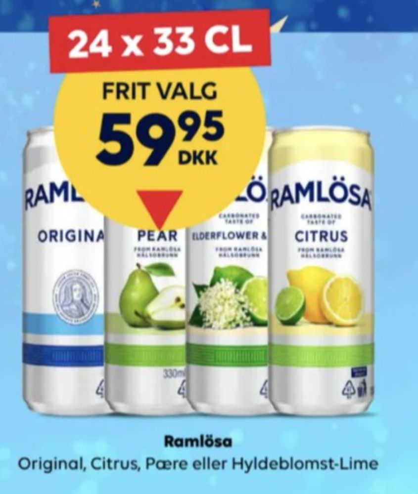 Ramlösa Citrus, Mineralvand med brus og citrus