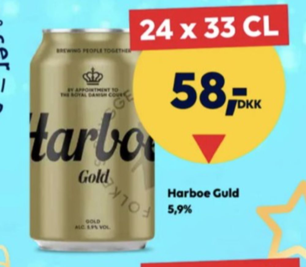 Harboe Guld, Øl 24 pk.